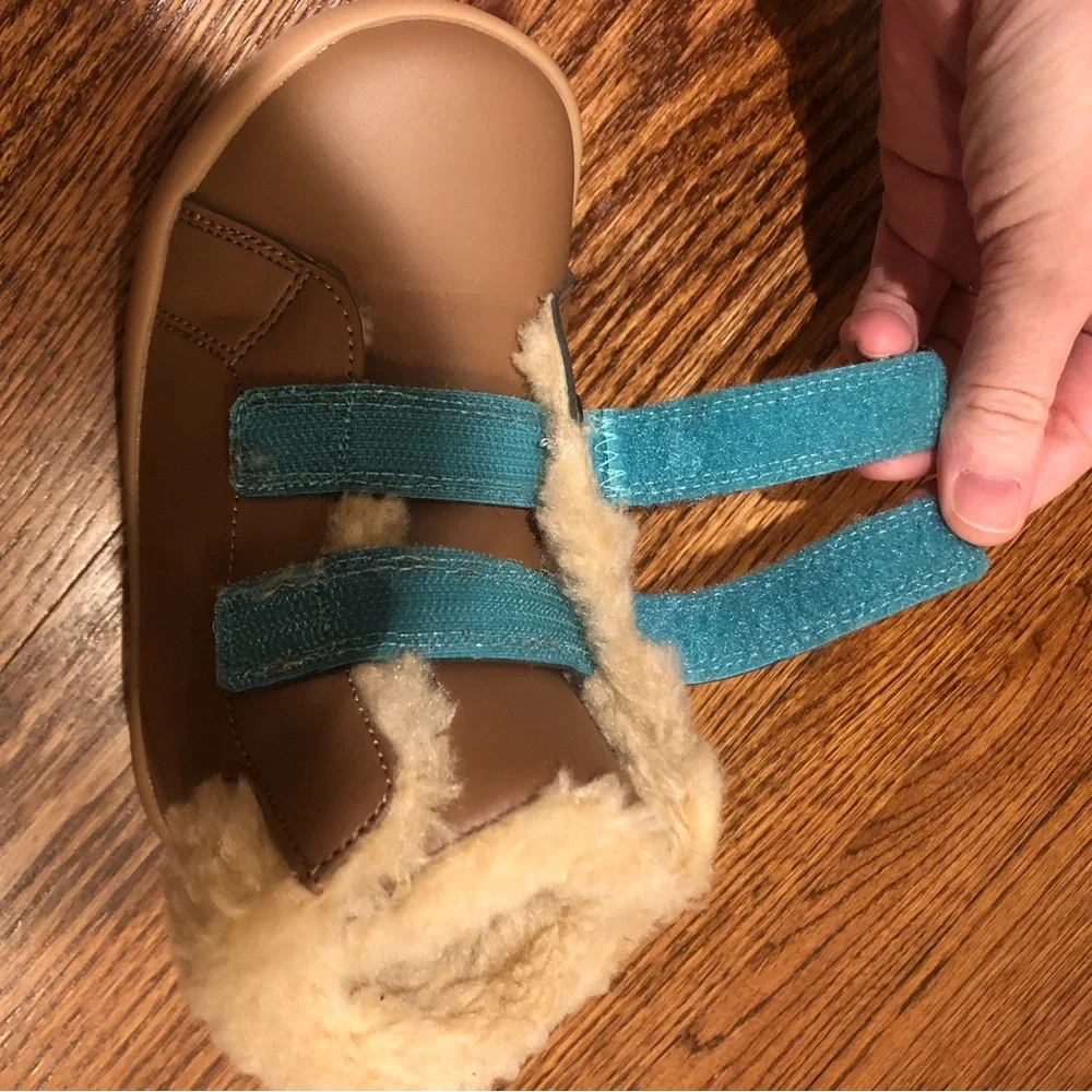Ten Little Furry High Tops Sz 12